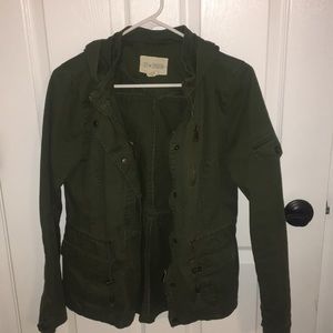 super cute green cargo jacket
